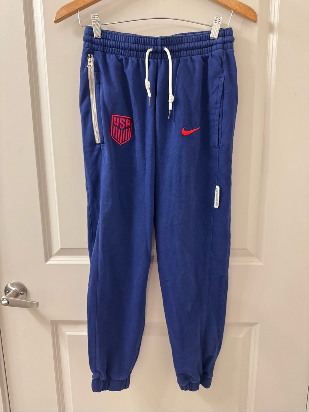 Nike Team USA Soccer Standard Issue Sweatpants Blue DV1911-421 Men's Size Small